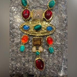 Multi-Colored Statement Necklace